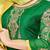 Green embroidered chanderi salwar