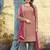 Pink Georgette Semi Stitched Sharara Suit