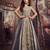 Grey Embroidered Art Silk Semi Stitched Salwar With Dupatta