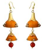 Orange Pearl Earrings