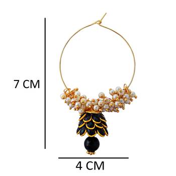 Black Pearl Earrings 3