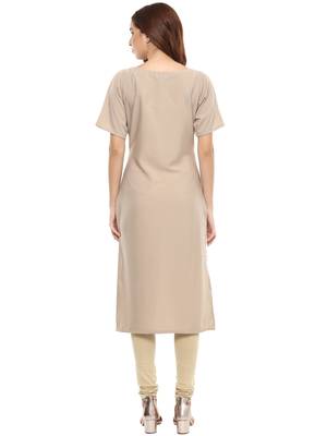 Multicolor printed crepe kurtis 2