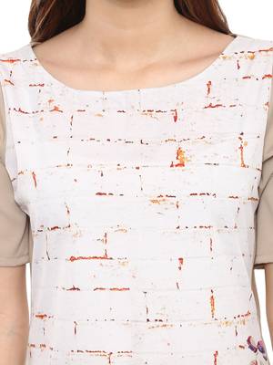 Multicolor printed crepe kurtis 5