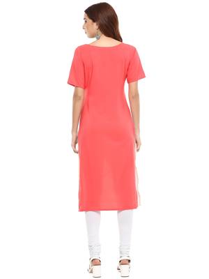 Multicolor printed crepe kurtis 2