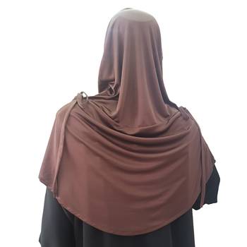 Coco Poly Cotton Stitched Hijab 2