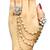Pearls Stone Pearl Tassel Chain Double Finger Ring