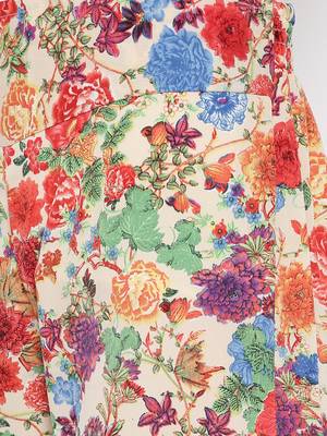 multicolor Crepe Flared Printed Palazzo 5