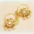 Kundan pearl golden stud Bali earring