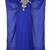 Blue Georgette Embroidered Farasha