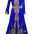 Blue Georgette Embroidered Islamic Kaftans