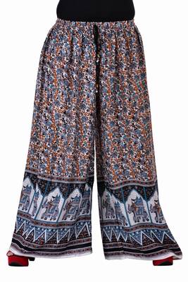 Multicolor Jaipuri Printed Cotton Palazzo 1