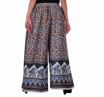 Multicolor Jaipuri Printed Cotton Palazzo 2