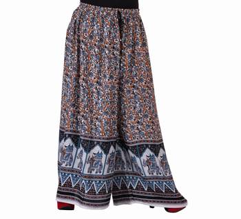 Multicolor Jaipuri Printed Cotton Palazzo 3