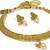 Copper single line jelebi necklace set