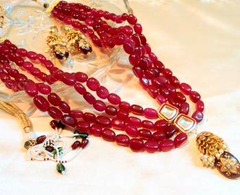 Wedding Red Women Necklace Sets 2