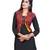 Red Kutchi Embroidered Pure Cotton Waist Length Jacket Women Ethnic Wear