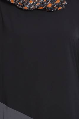 Multicolor Polycrepe Plain Islamic Abaya 5