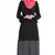 Black Polycrepe Plain Islamic Abaya