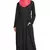 Black Cotton Plain Islamic Abaya