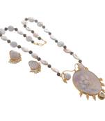 White Contemporary Look Designer Necklace