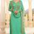 Green Multi Resham Work Georgette Salwar With Dupatta
