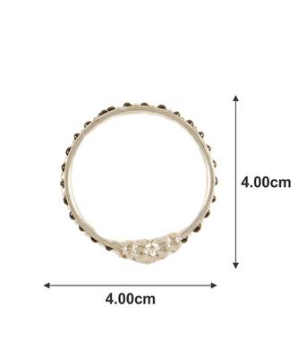 Traditional Black Beads Silver Plated Bracelet And Kadas For Baby Boys & Girls 3