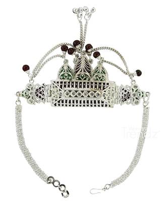 Handmade Very Classy Delicate Styled Silver Plated Beautiful Armlet And Bajuband 1