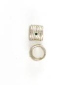 Traditional Green Crystal Silver Plated Toe Ring And Jodavi For Womens And Girls