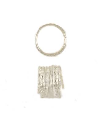 Traditional Silver Plated Toe Ring And Jodavi For Womens And Girls 1