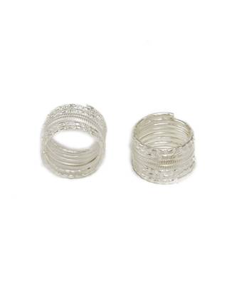 Traditional Silver Plated Toe Ring And Jodavi For Womens And Girls 3