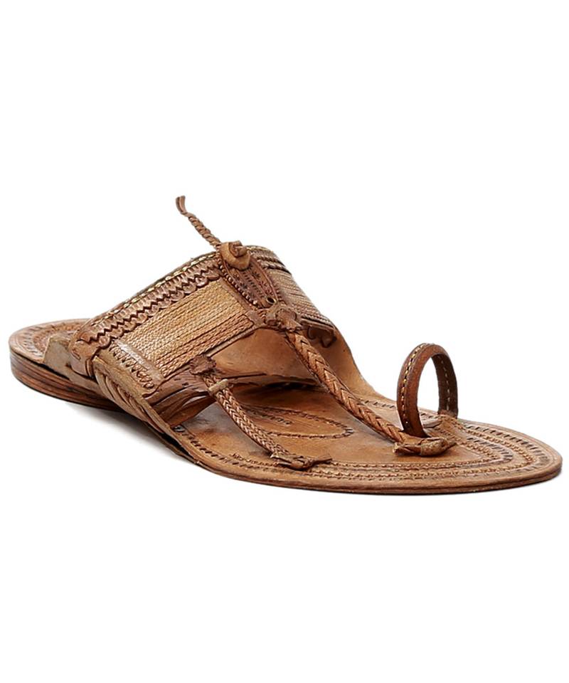 Handmade Authentic Genuine Leather Kolhapuri Designersleather Sandal