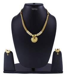 Traditional Handmade Gold Plated Jewellery Chandrakor Golden Pendal