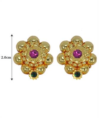 Handmade Traditional, Ethnic And Antique Gold Plated Jewellery Necklace And Earrings Set 5
