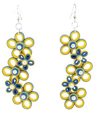 Multicolor Crystal Plain Earrings 1