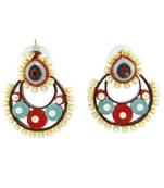 Multicolor Crystal Plain Earrings
