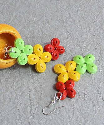 Multicolor Crystal Plain Earrings 2