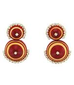 Multicolor Crystal Plain Earrings