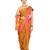 Mustard Plain Art Silk Chanderi Nauvari Saree