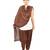 Coffee Pure Solid Cotton Semi Patiala Salwar And Cotton Dupatta Stole With Lace