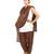 Coffee Pure Solid Cotton Semi Patiala Salwar And Cotton Dupatta Stole With Lace
