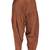 Coffee Pure Solid Cotton Semi Patiala Salwar And Cotton Dupatta Stole With Lace