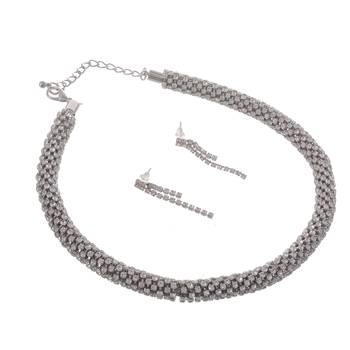 Crystal Party Wear Necklace Set 1