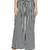 Black Cotton Rayon Striped Ankle Length Palazzo for Women