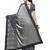 Grey embroidered silk saree with blouse