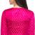 Pink self design cotton readymade blouse