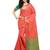 Red brasso patola saree with blouse