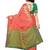 Red brasso patola saree with blouse