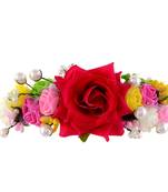 Pretty Rose Flower Veeni For Party