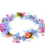 Beautiful Tiaara With Lovely Flowers For Birthday Girl