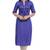 Blue printed rayon kurtis